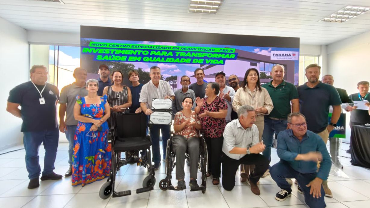 ESTADO AUTORIZA R$ 7,6 MILHÕES PARA CONSTRUÇÃO DE CENTRO DE REABILITAÇÃO EM APUCARANA