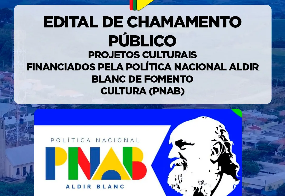 PREFEITURA DE RIO BOM LANÇA EDITAL DE CHAMAMENTO PÚBLICO DE PROJETOS CULTURAIS (PNAB)